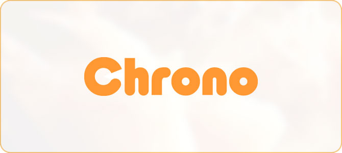 飲食店検索アプリ：Chrono（クロノ）ロゴタイプデザイン