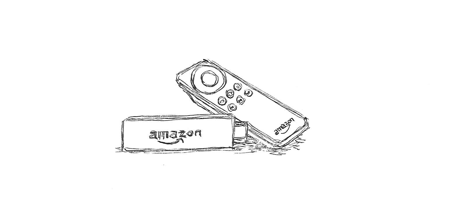Amazon Fire TV Stickのイラスト